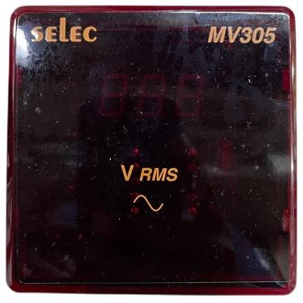 Digital Voltmeter, For Control Panel Indication, Voltage : 240 VAC