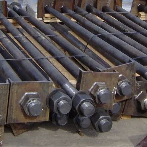 Cylindrical Galvanised Cast Iron Industrial Foundation Bolts, Length : 1200 Mm
