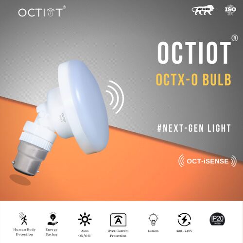 OCTIOT Sensor LED Bulb, Voltage : 220V