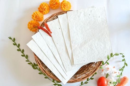 Recycled Cotton Plantable Seed Paper Calendar, Feature : Recyclable, 100% Biodegradable