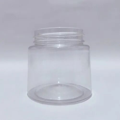 Round 200ml Plastic Jar, For Storage, Pattern : Plain
