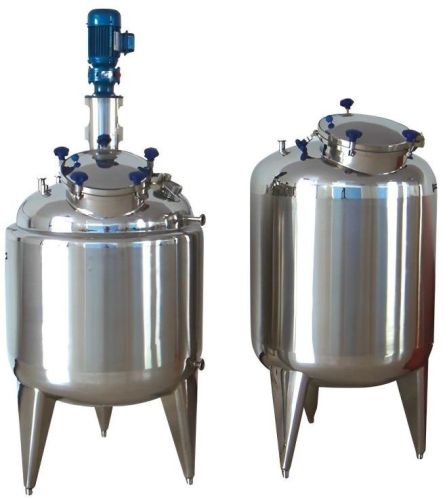 Silver Milk/Dairy Polished Stainless Steel Flavour Mixing Tank, For Industrial, Capacity : 5000-10000ltr