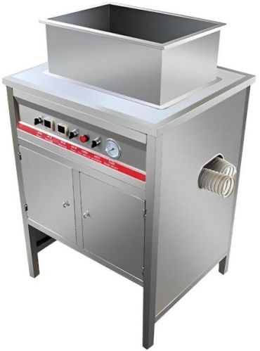 Silver Semi Automatic Stainless Steel Garlic Skin Peeling Machine, For Industrial, Voltage : 220v