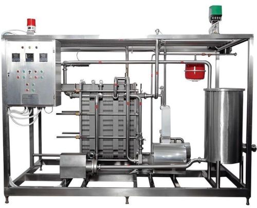 Silver Continuous Htst SS Milk Pasteurizer