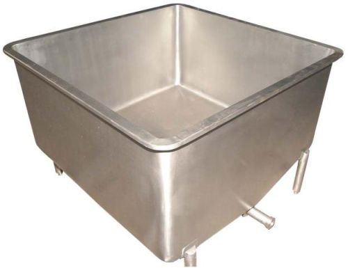 Silver Polished SS Dump Tank