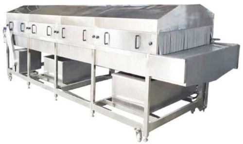 Polished SS Shower Blancher, Color : Silver