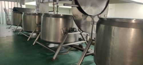 Steam Rice Dal Cooking Kettle, Color : Silver