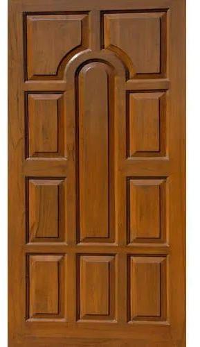 Polished Wooden Panel Door, Packaging Type : Carton Box