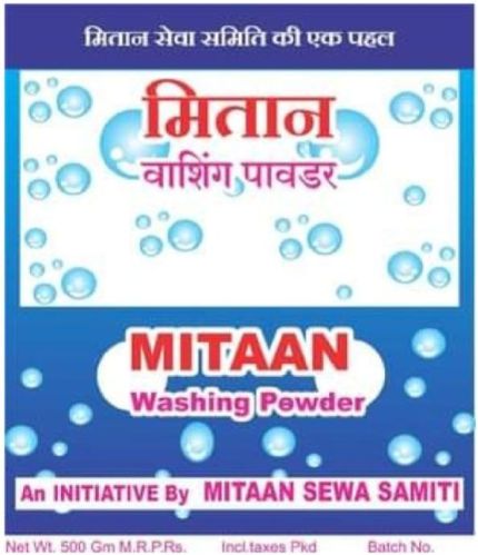 Mitaan Washing Powder, Feature : Anti Bacterial, Eco-friendly, Remove Hard Stains, Skin Friendly, Soft