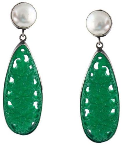 Polished Brass KDJ-094 Designer Earrings, Occasion : Party Wear