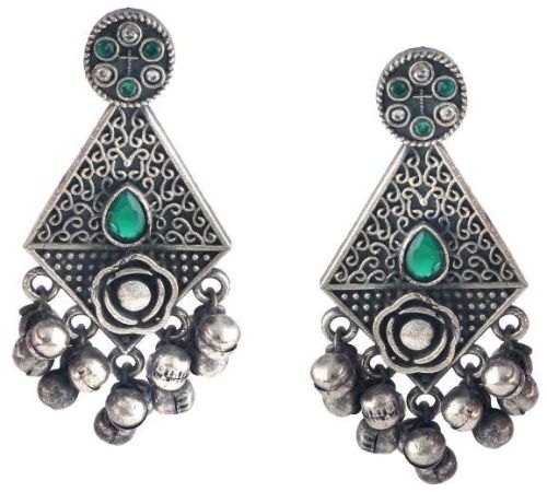 KDJ-91 Brass Dangler Ghungroo Earrings, Occasion : Party Wear