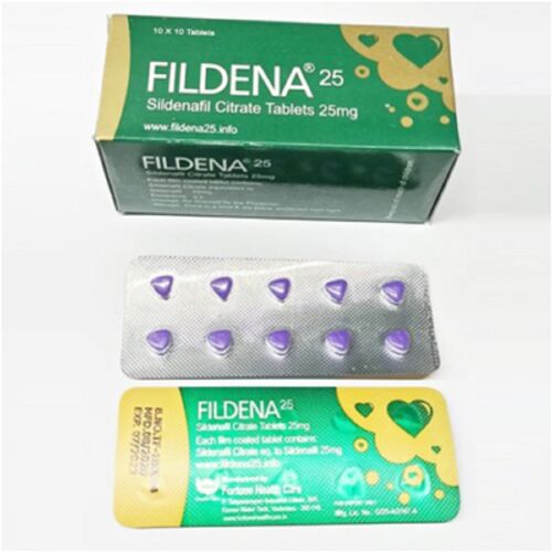 Fildena 25 Mg Tablets, Purity : 98%