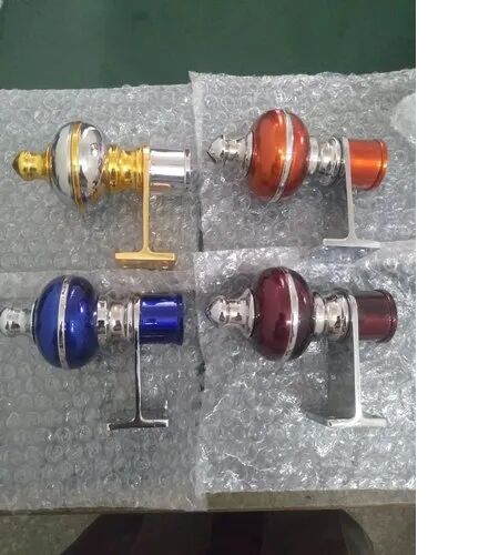 Iron Antique Curtain Bracket, Color : Brown