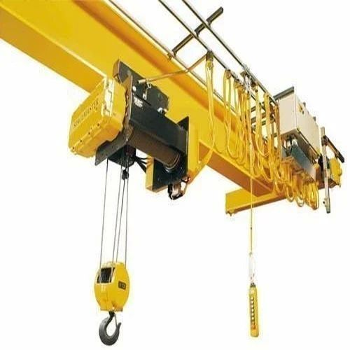 Mild Steel Single Girder I-Beam Crane, For Casting Factory, Construction, Harbour, Industrial, Melting Plant