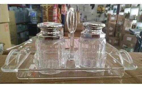 Glass Cruet Set