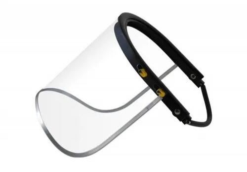PVC Spring Loaded Face Shield, For Industry, Laboratories, Manufacturing Units, Pharma Industry, Size : 140x220Cm
