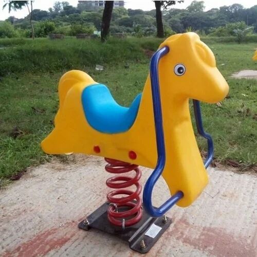 Duck Spring Rider, For Playgrounds, Schools, Color : Yellow