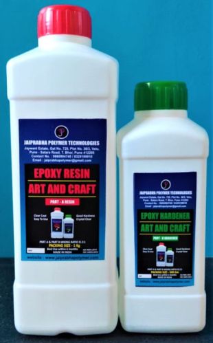 Art & Craft Epoxy Resin, For Geode, Clock, Coating, Packaging Size : 3 /7.5 / 15 / 30 KGS