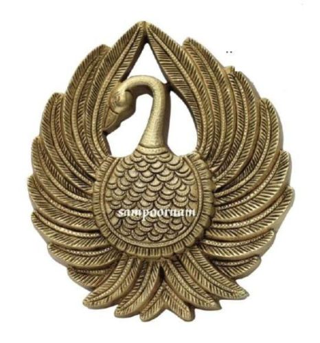 Sampoornam Ar00269sf Brass Peacock Statue, For Interior Decor, Pattern : Carved