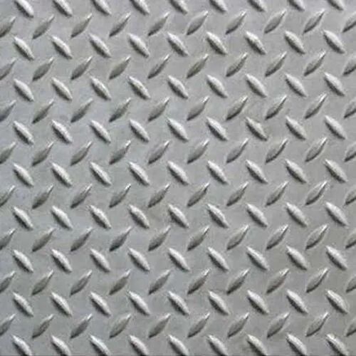 Rectangular Mild Steel Chequered Plate, Width : 1250 Mm