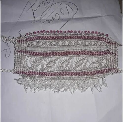 Cotton Net Lace, Pattern : Embroidered