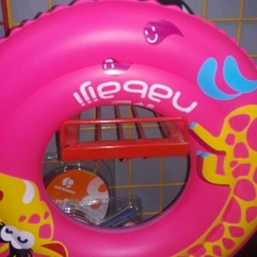 Circle Inflatable Swimming Ring, Color : Pink