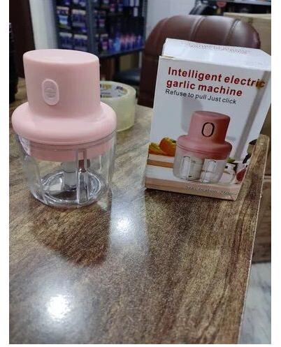 Plastic Garlic Chopper, Color : Pink