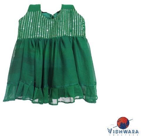 Vishwara Frok Sleeveless All Baby Frocks, Feature : Attractive Design, Easy To Wash