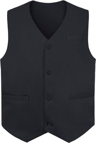 Plain Cotton Waiter Waistcoat, For Hotel Wear, Technics : Machine Made