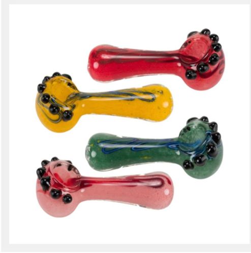 Polish Colored Glass Smoking Pipe, Feature : Excellent Durability, Eye-catchy Look, Fine Finishing