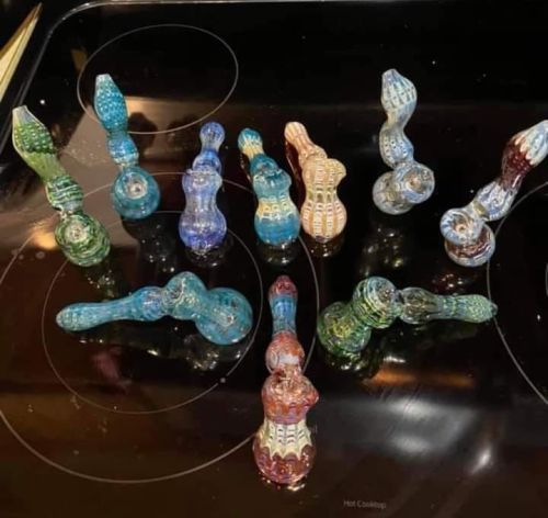 Glass Hammer Smoking Pipe, Size : Standard