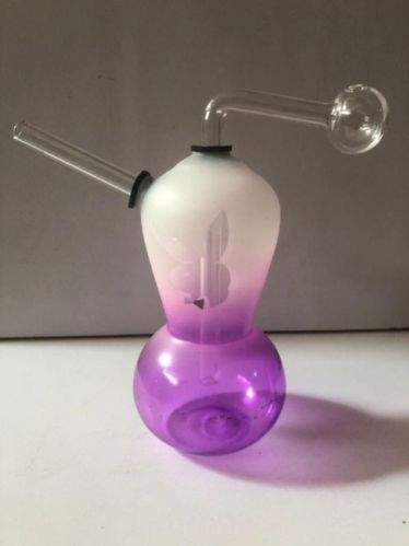 Polished Smoking Glass Bong, Color : White