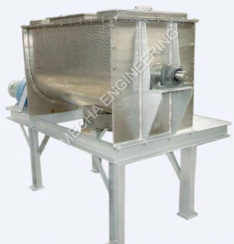 Stainless Steel Ribbon Blender, Power : 7.5-55 Kw