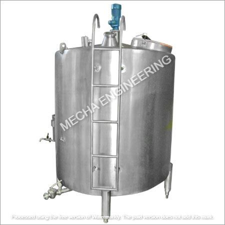 Stainless Steel Vertical Milk Storage Tank