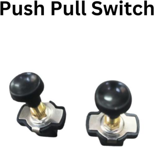 Vicky Black Plastic Metal Push Pull Switch, For Automotive, Packaging Type : Box