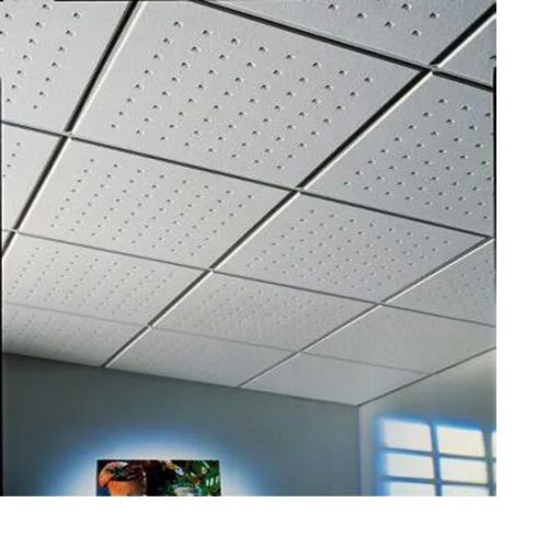 Mineral Fiber Acoustic Ceiling, For Home/Offices