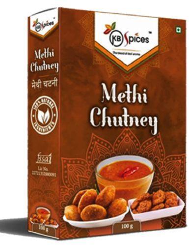 KB Blended Methi Chutney Masala, For Cooking, Packaging Size : 100gm