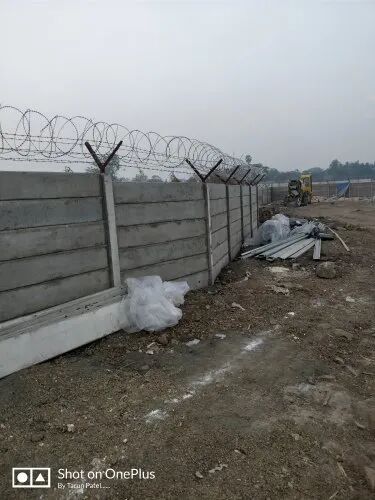 Precast Concrete Fence, Color : Grey