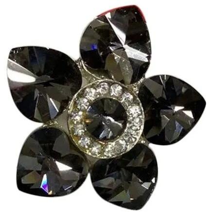 Metal Flower Brooch