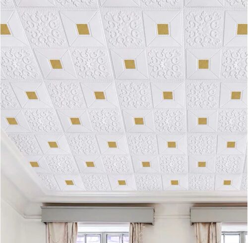 PVC 3D Ceiling Wallpaper, Size : 70 X 70 Cm