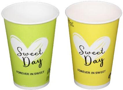 Round 450ml Printed Paper Cup, Feature : Disposable, Leakage Proof, Liquid Hold