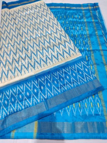 Silk Printed Unstitched Single Weaving Saree, Age Group : Adults