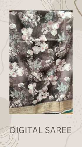 Digital Printed Saree