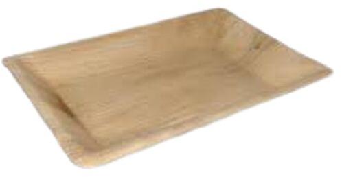 Rectangular Trey Of Areca Leaf, For Serving Food, Size : 10'X6', 8'X6', 10.5'X4.5'