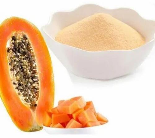 Organic Spray Dried Papaya Powder, For Shake, Juice, Ice Cream, Packaging Size : 500g To 25kg