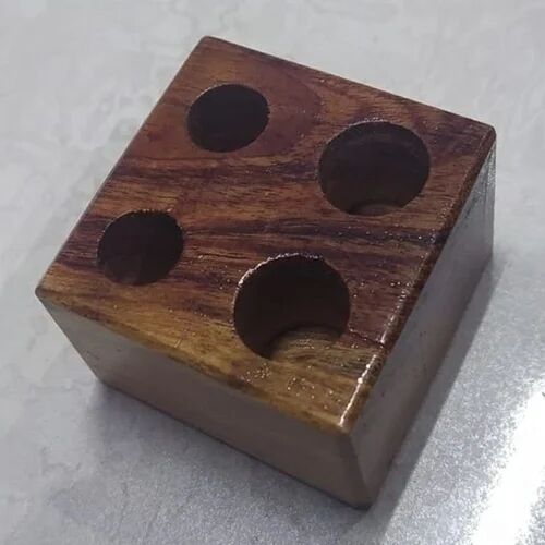 Wooden Paper Weight, Size : 5 X 5 X 5.5 Inches(LXBXH)