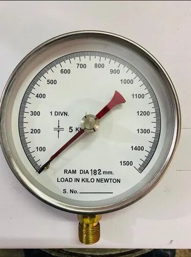 Stainless Steel Analog Pressure Gauge, For Testing Lab, Dial Size : 4 Inch / 100 Mm