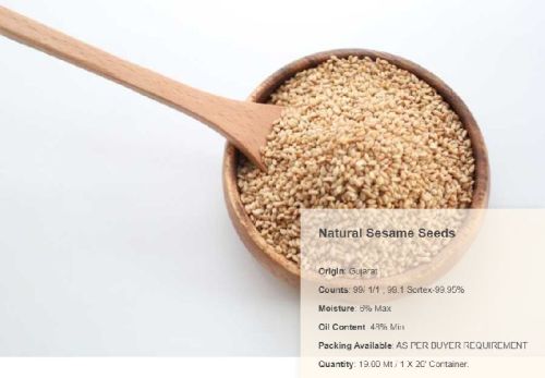 Organic Toasted White Sesame Seed, For Agricultural, Making Oil, Certification : FDA Certified