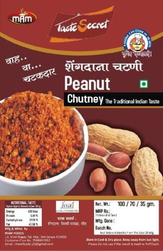 Groundnut Chutney, Packaging Type : Pouch