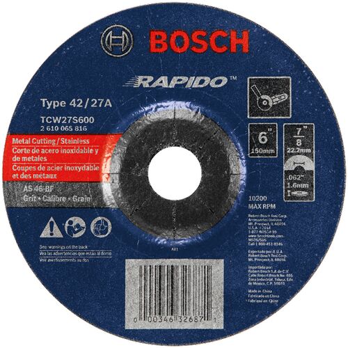 Abrasive Bosch Metal Cutting Wheels, Shape : Circular
